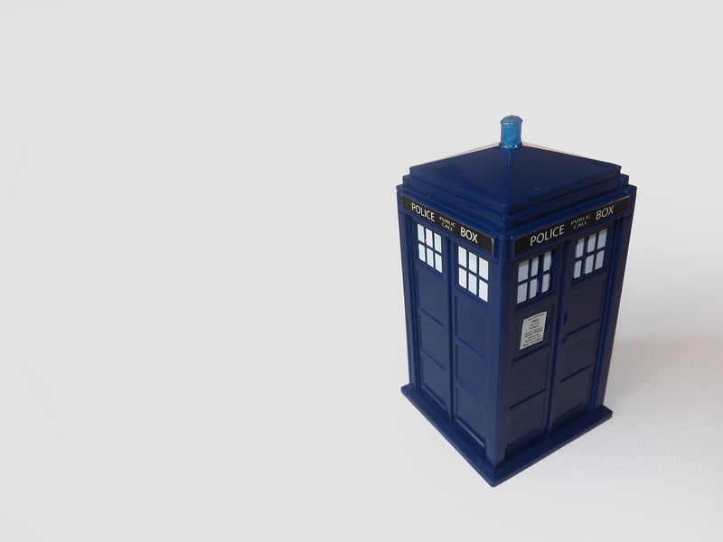 The TARDIS from Doctor Who